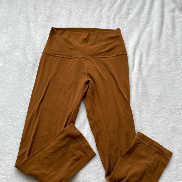Lululemon Roasted Brown Cropped Align Leggings - Picture 5 of 9